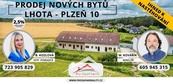 Prodej dvou rodinných domů s byty 4+kk a 5+kk+T+Z+P od 336 m2 užitné plochy bytů s příslušenstvím, Plzeň - Lhota, cena 22976 CZK / m2, nabízí 